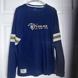 Vintage NFL Reebok Titans of New York long sleeve tee men medium, women large